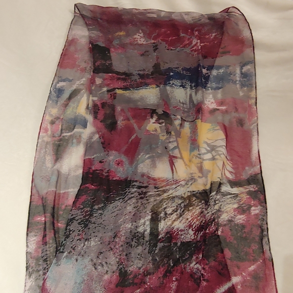 2 for $25 | Multi-color infinity scarf - Picture 2 of 3